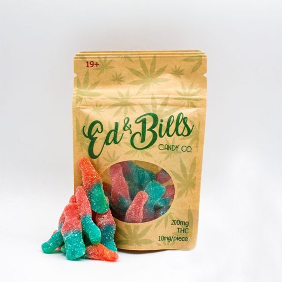 Ed n Bills Gummy Edible Candy Bags Bubblegum Coke Bottles