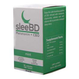 Sleebd Sleep CBD Mint (600mg CBD)