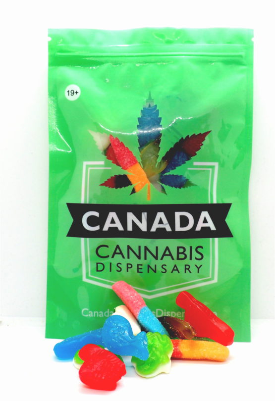 Canada Cannabis Dispensary X Eddies Edibles – Mixed Variety Gummy Candy Edibles Large