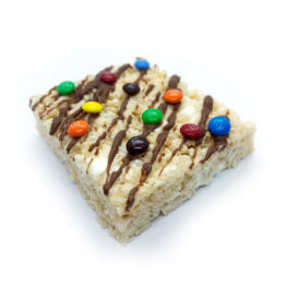 Canndy Shop Edibles THC Rice Krispie Squares with Chocolate Drizzle Mini MMs