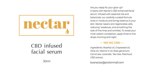 Nectar Facial Serum CBD