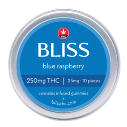 bliss tin 250 blue raspberry