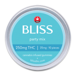 bliss tin 250 party mix
