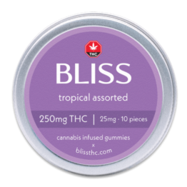 bliss tin 250 tropical assorted