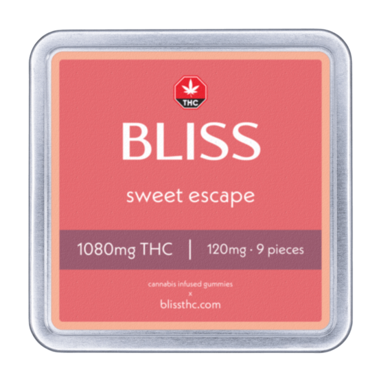 Bliss Sweet Escape THC Cannabis Infused Gummies Edibles