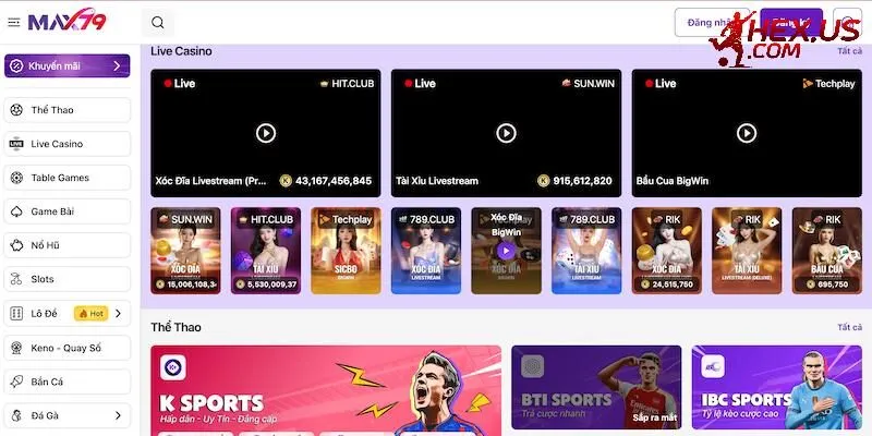 5 điểm đặc sắc chỉ có tại Max79